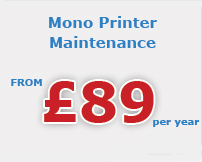 mono printer maintenance Sheffield
